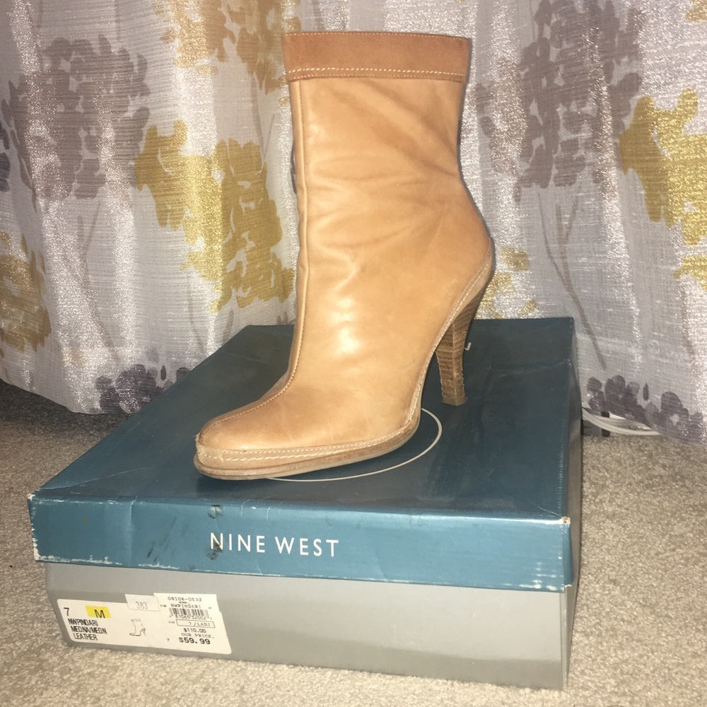 COPY - Nine West Medna Leather Boots